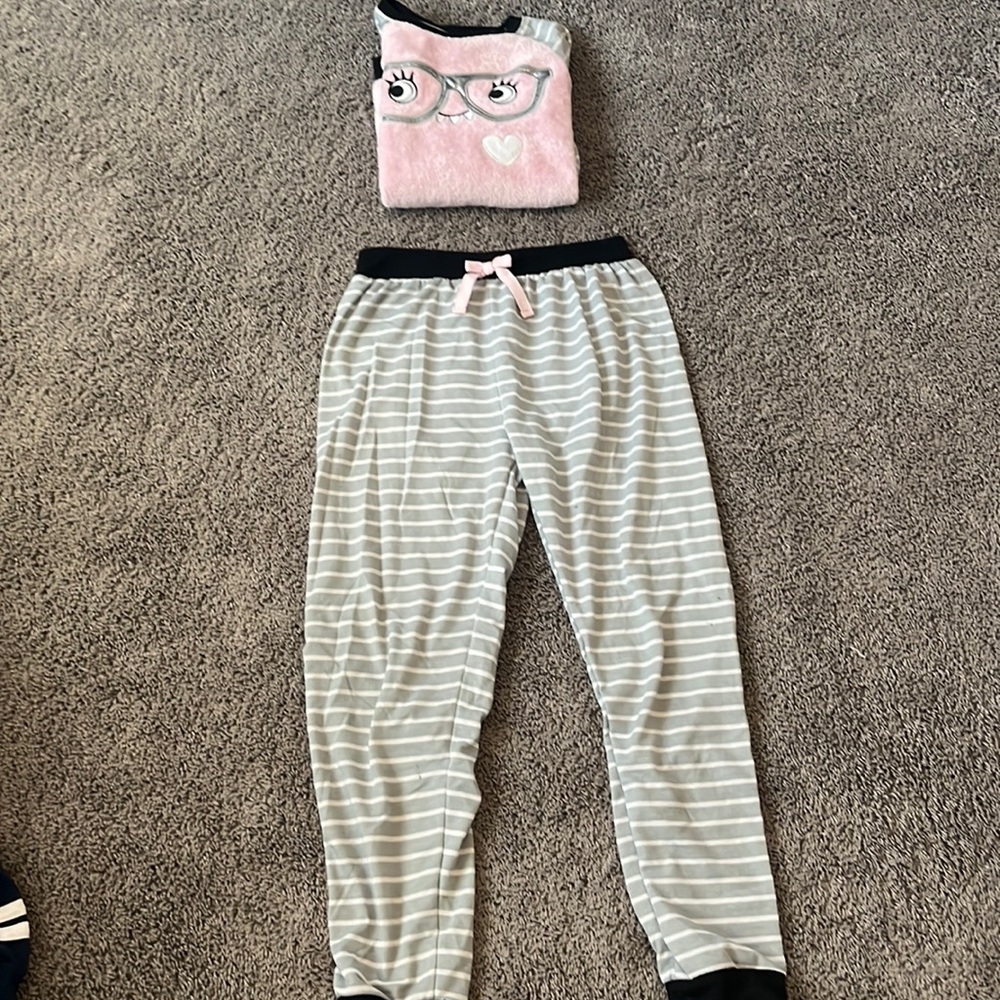 Fluffy monster pj set